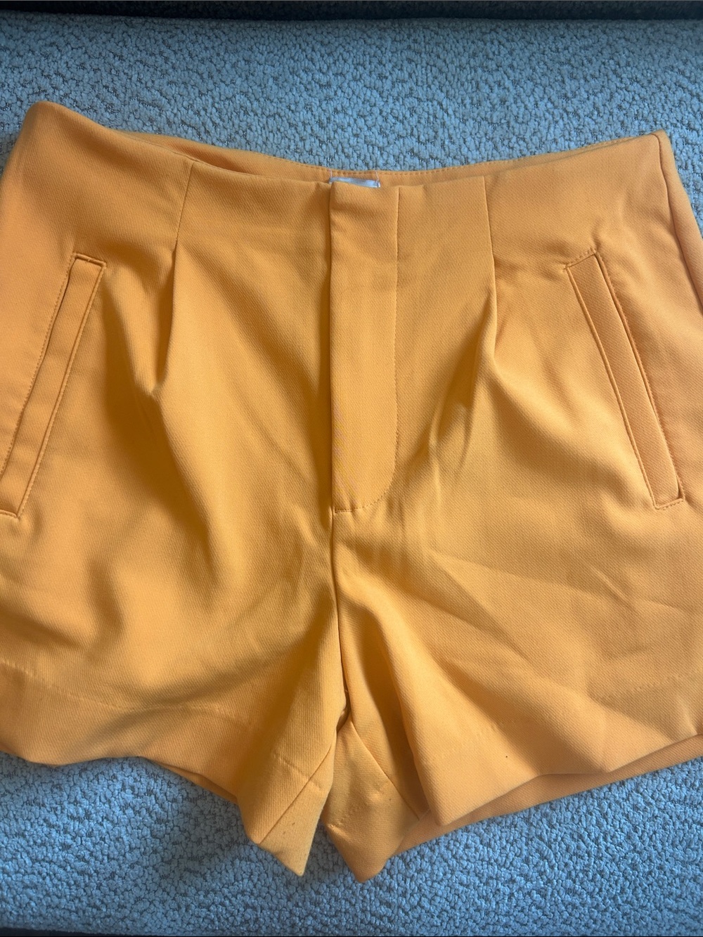a new day Bright Mustard High-Waist Tailored Shorts